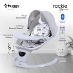 Huggy Rockie Yenidoğana Uygun Kumandalı Bluetooth Müzikli Mama Tepsili Ana Kucağı