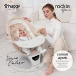 Huggy Rockie Yenidoğana Uygun Kumandalı Bluetooth Müzikli Mama Tepsili Ana Kucağı