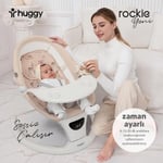 Huggy Rockie Yenidoğana Uygun Kumandalı Bluetooth Müzikli Mama Tepsili Ana Kucağı