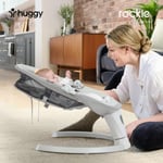 Huggy Rockie Yenidoğana Uygun Kumandalı Bluetooth Müzikli Mama Tepsili Ana Kucağı