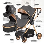Huggy Townie 4 in 1 Travel Bebek Arabası