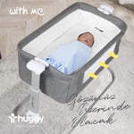 Huggy With Me Sallanabilir Katlanabilir Alüminyum Anne Yanı Beşik