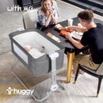 Huggy With Me Sallanabilir Katlanabilir Alüminyum Anne Yanı Beşik
