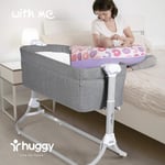 Huggy With Me Sallanabilir Katlanabilir Alüminyum Anne Yanı Beşik