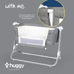 Huggy With Me Sallanabilir Katlanabilir Alüminyum Anne Yanı Beşik