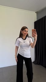 Adley Marka T-shirt Beyaz