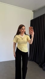 Adley Marka T-shirt Sarı