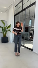 Belt Tintli Kemerli Jean Mavi