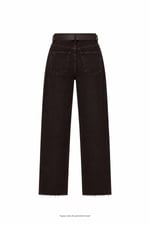 Brown Kahve Kemerli Jean Kahverengi