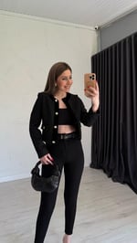 Bymee Tüvit  Ceket Siyah