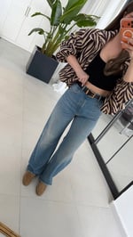 Candy Düz Kesim Jean Açık Mavi