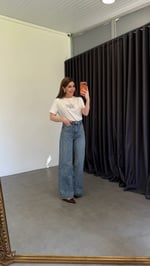 Dalga Taşlı Jean Mavi