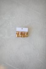 Dinstuy Kare Küpe Gold