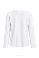 Düz Basic Kurtarıcı Bluz Beyaz