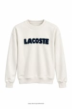 Kabartma Yazılı Lcs Sweatshirt Ekru