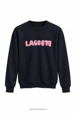 Kabartma Yazılı Lcs Sweatshirt Lacivert