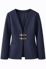 Kancalı Premium Blazer Ceket Lacivert