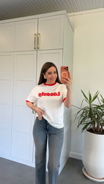 Koste Baskılı T-shirt Turuncu