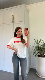 Koste Baskılı T-shirt Turuncu