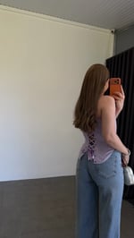 Lelalila Korse Bluz Lila