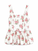 Lily Bloom Çiçekli Bluz Pembe