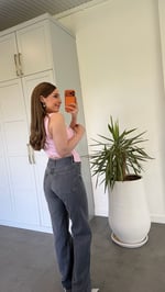 Melanj Renkli Dilimli Bluz Pembe
