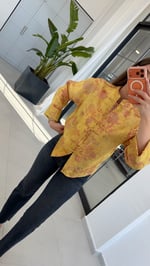 Ming Hardal Geçişli Std Gömlek Hardal