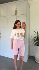 Pink Latte T-shirt Ekru