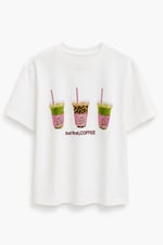 Pink Latte T-shirt Ekru