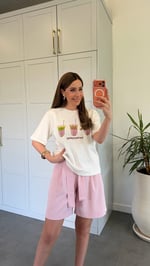 Pink Latte T-shirt Ekru