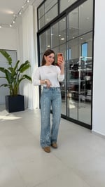 Pullu Zr Jean Mavi