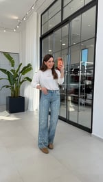 Pullu Zr Jean Mavi