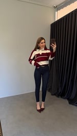 Reggina Toparlayıcı Fit Skinny Jean Lacivert