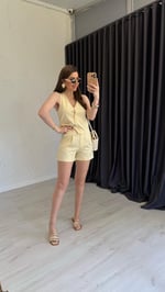 Rizvew Şortlu Takım Sarı