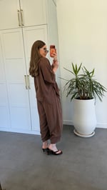 Salaş Model Tensl Takım Kahverengi