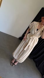 Şalvar Model Takım Krem