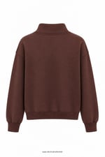 Seven Leopard Sweatshirt Kahverengi