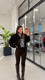 Seven Leopard Sweatshirt Siyah