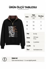 Seven Leopard Sweatshirt Siyah
