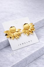 Sunflower Küpe Gold