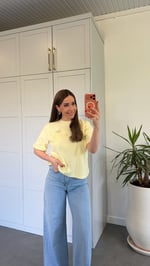 Sunflower Taşlı T-shirt Sarı
