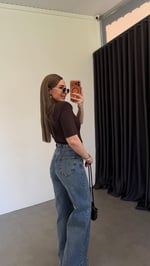 V Yaka Vatkalı Modal Bodysuit Kahverengi