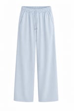 Yore Beli Lastikli Tensel Pantolon Mavi