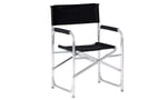 Directors Chair with side table, Dark Grey