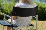 Directors Chair with side table, Dark Grey