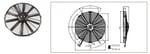 12V 14 KOMPLE YASSI İNCE ÜFLEYİCİ FAN MOTORU AKSİYEL 5702214120001