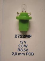 12V 2W DİPSİZ AMPÜL DUYLU KUF YEŞİL OPEL