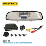 4.3 INCH AYNA+CAMERALI PARK SENSÖRÜ