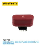 4LÜ FLAŞÖR DÜĞMESİ 7 PİN Y.M DOĞAN SLX 1996 2000 OEM: 716897080
