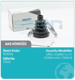 AKS KÖRÜĞÜ İÇ OPEL COMBO 1.4 1.7 CORSA A-B-C TIGRA B KADETT D  ASTRA G ASTRA F TIGRA COUPE